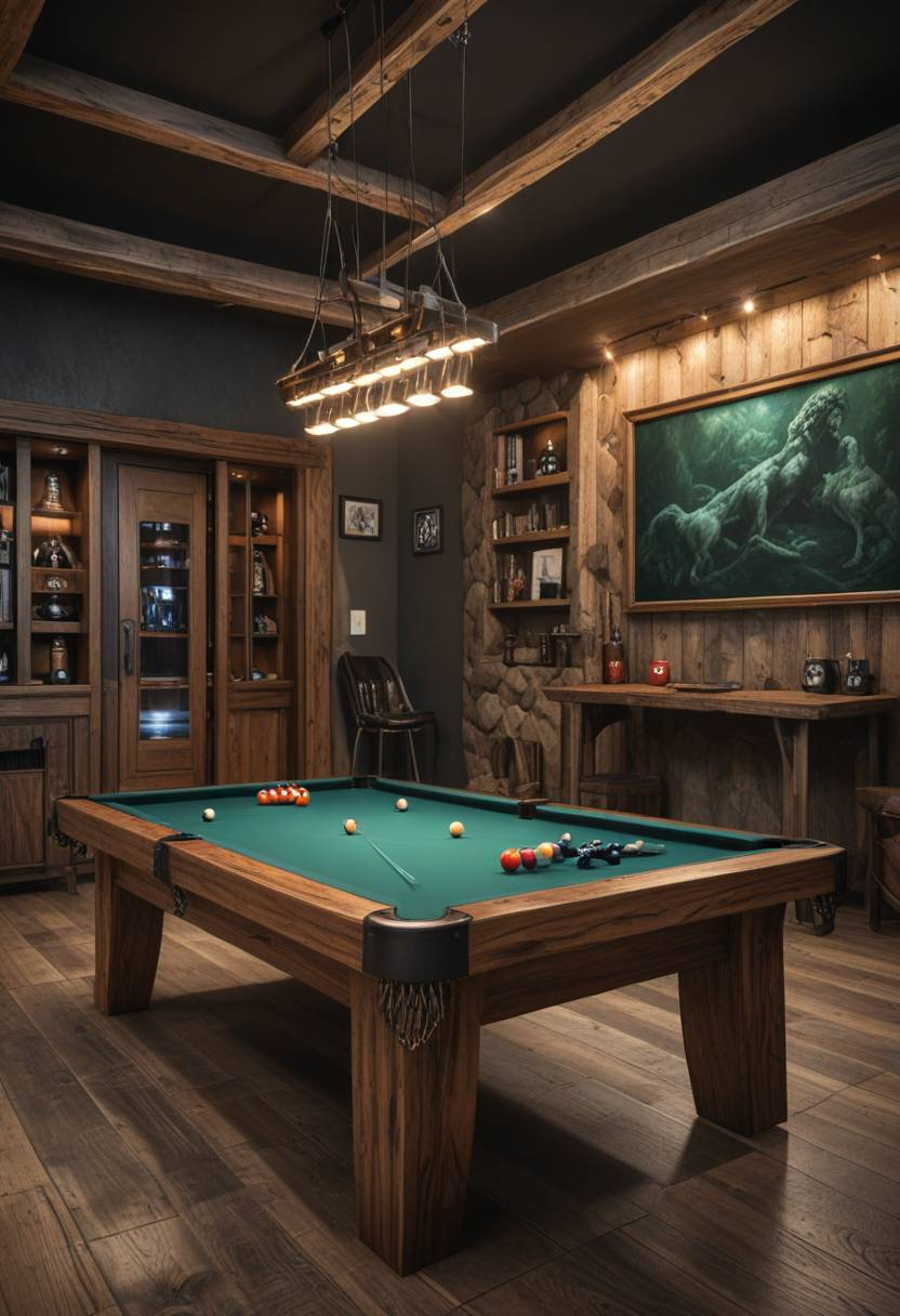 Man Cave Billiard Room