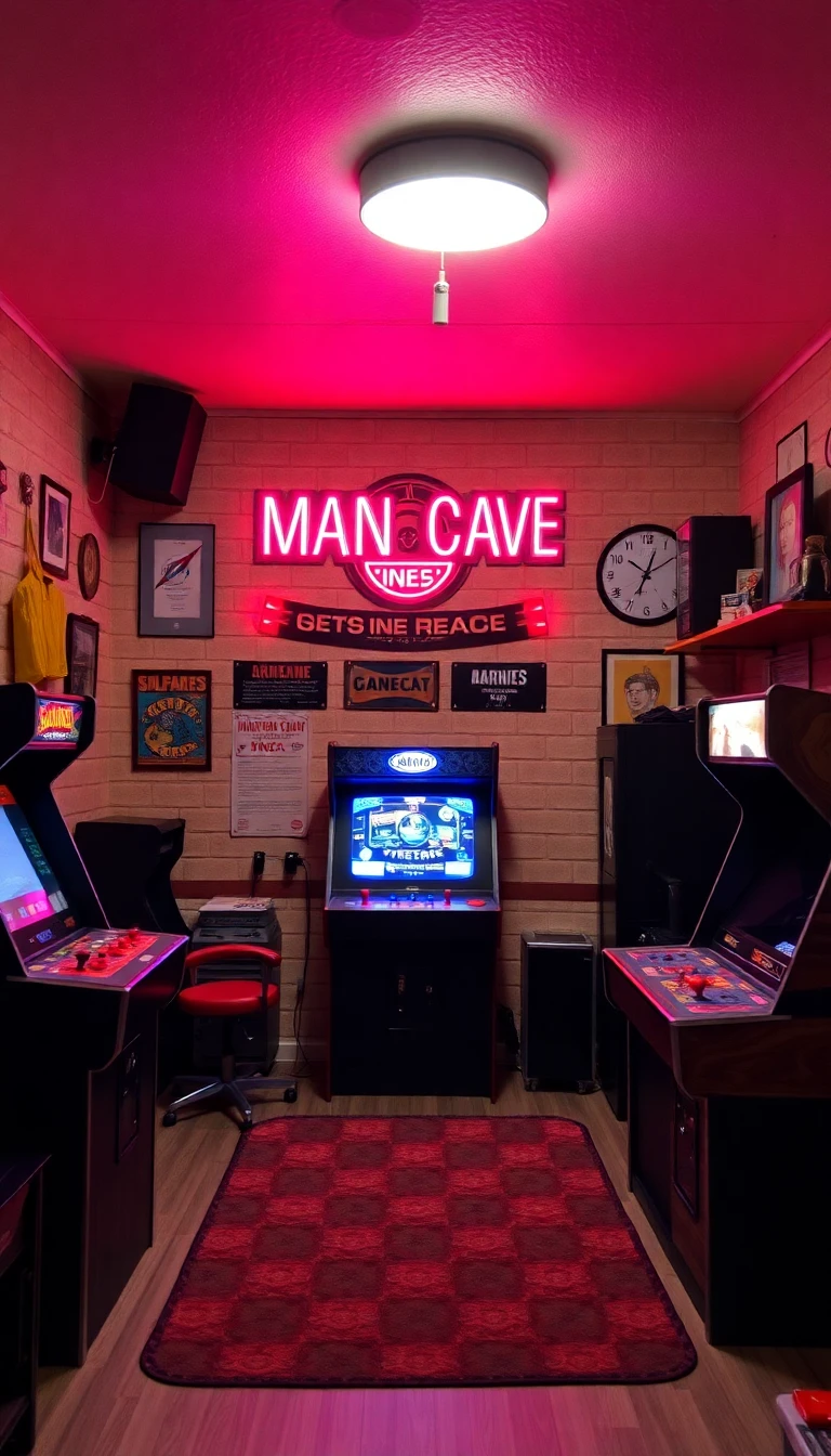 Man Cave Retro Arcade