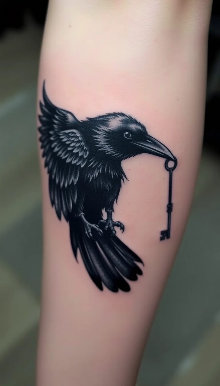 Crow Key Tatt