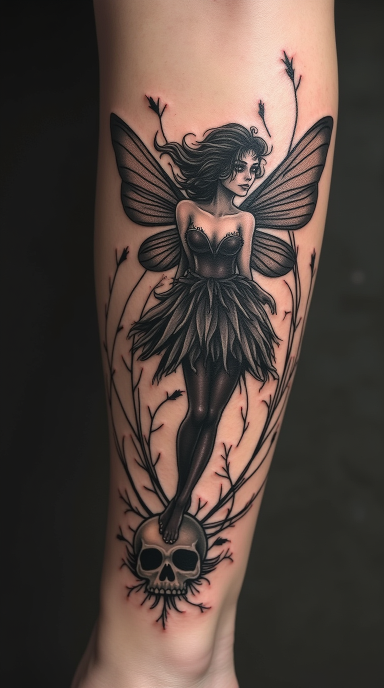 Goth Fiary Tattoo