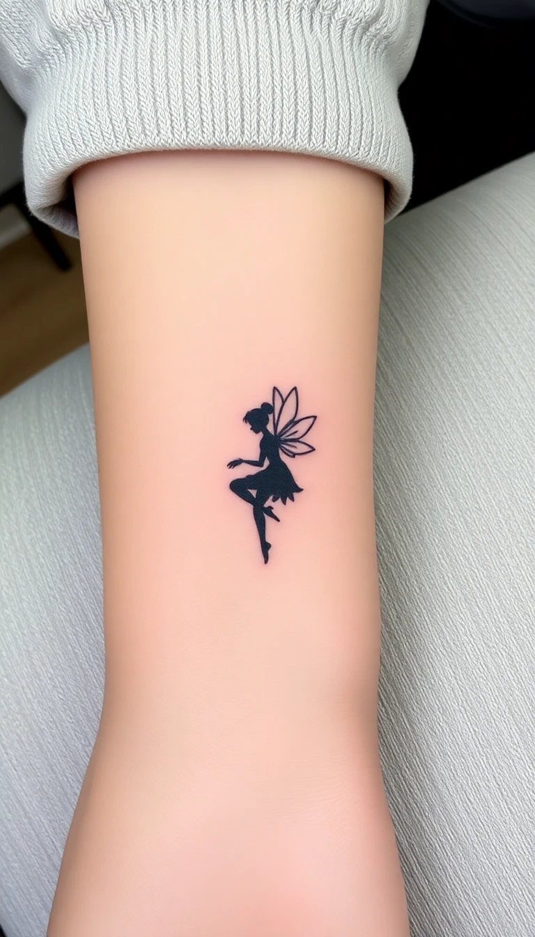 Tiny Fairy Tattoo