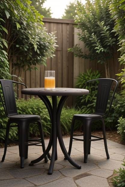 Compact bistro set