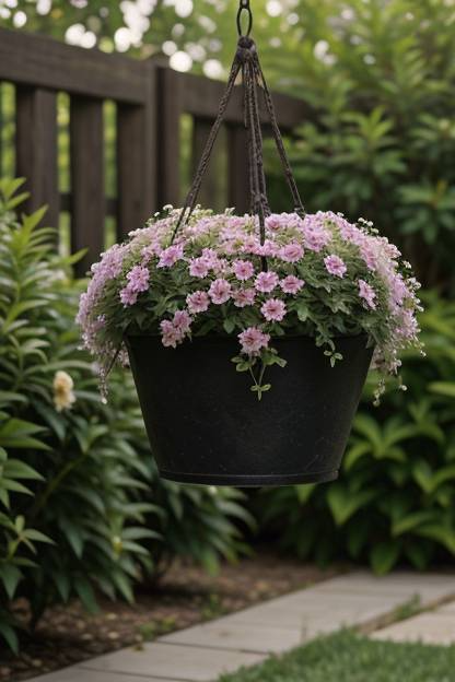 Hanging flower baskets