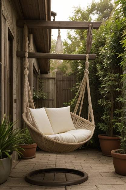 Hanging hammock chair