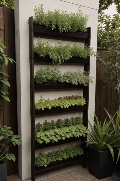 Vertical herb garden